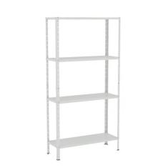 Estante 4 Prateleiras Aço Livros Quarto Cozinha Fer EAF006 - Elite Aço