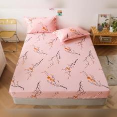 Jogo de Cama Queen 3 Peças Micropercal Ultra Macio Virol Estampado c/ 