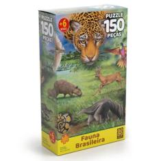 Quebra cabeca fauna brasileira 150 pecas grow, ., UN