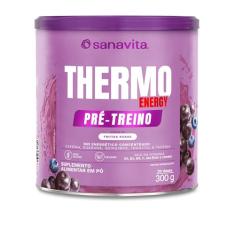 Sanavita Termogênico Thermo Energy - Suplemento Energético - Frutas Roxas - 300g