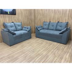 Sofá 2 e 3 Lugares Cinza 605 Paris