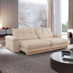 Sofá Dubai Linho 02 Módulos De 80 Cm B25 Cm Meu Sofá Online A294 Linho Creme