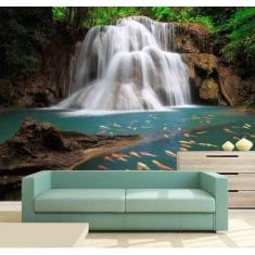 Papel de Parede - Paisagens Cachoeira 3,75M² na 36 - Voce Decorando