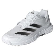 adidas Tênis masculino Defiant Speed 2, Branco/Preto/Cinza, 12