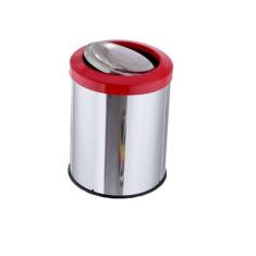 Lixeira Inox Com Tampa Flip Top Basculante 15 Litros Lixo - CCM, Verme