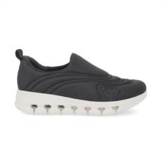 Tênis Usaflex Slip On Elastano Feminino-Feminino