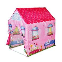 Barraca Minha Casinha Tenda Cabana Infantil Menina Rosa Toca Dm Toys D