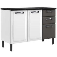 Balcão Triplo Itatiaia New Premium com 3 Portas, 2 Gavetas e 3 Prateleiras - 120cm de largura