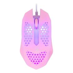 Mouse Gamer Geek Pro Series Rosa 