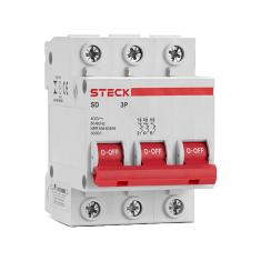 Disjuntor Tripolar Din C - Steck | 10A