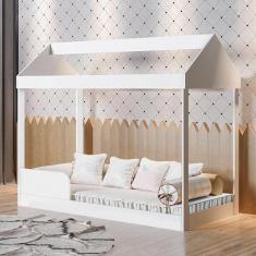 Cama Infantil Casa Montessoriana Crystal Branco