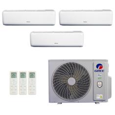 Ar-Condicionado Multi Split Inverter R-32 Gree 36.000 (1x Evap HW 12.000 + 2x Evap HW 18.000) Quente/Frio 220V