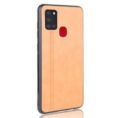 Capa para celular Samsung Galaxy A21S Capa protetora robusta 360° Capa de couro suave para Samsung Galaxy A21S