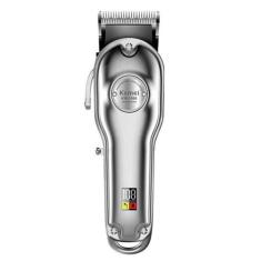 Máquina de Cortar Cabelo Profissional Sem fio Com Display kemei KM1986