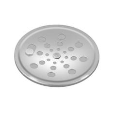 Ralo Grelha Inox Para Banheiro Redondo 10x10 Com Fecho - Modelar