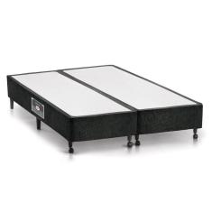 Cama Box Base Universal Queen Lux Chenille Black (158x198x23) - Castor