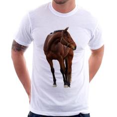 Camiseta Cavalo Andaluz - Foca na Moda, Branco, P