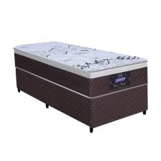Conjunto New York Cama Box Solteiro e Colchão em Molas Ensacadas Gazin