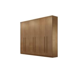 Guarda Roupa Casal Encanto 100 MDF 6 Portas e 4 Gavetas Rufato