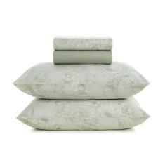 Jogo de Lençol Solteiro Percal 160 Fios 100% Algodão Karsten Estampado