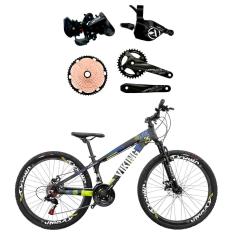 Bicicleta Aro 26 VikingX Tuff25 Hidráulico 1x12 velocidades Kit Absolute Wild-Unissex