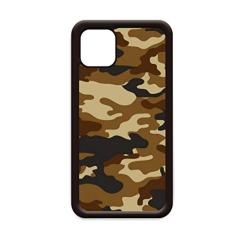 Camuflagem Line Art Grain Illustration Pattern para iPhone 12 Pro Max Capa para Apple Mini Mobile Case