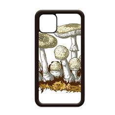 Linda estampa de cogumelo branco ilustração para iPhone 11 Pro Max capa para Apple Mobile Case Shell