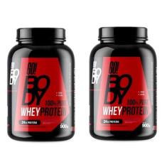 100% Pure Whey Protein (900G) Go Body - Kit 2 Unidades