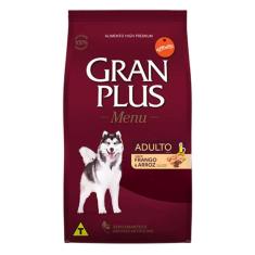 Ração Gran Plus Menu Cães Adultos Frango e Arroz 15kg