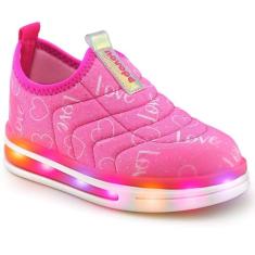 Tenis Infantil Novope 72001016 Com Led Meninas