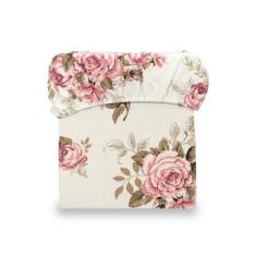 Lençol solteiro avulso com elástico estampado percal 180 fios - Rafalo