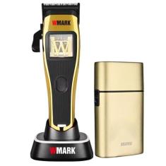 Kit Maquina De Cabelo Shaver Wmark Ng 998 Gold Ng X1, Bivolt