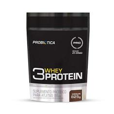 3 Whey Protein Chocolate, Probiótica, 825g