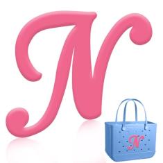 ZEOXUER Bogg Bag Letters, berloques decorativos para bolsa Bogg, acessórios de letras do alfabeto, pingentes de bolsa Bogg Inserir letras do alfabeto, letras 3D do alfabeto para personalizar bolsa