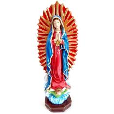Imagem de Nossa Senhora de Guadalupe 25cm em Gesso