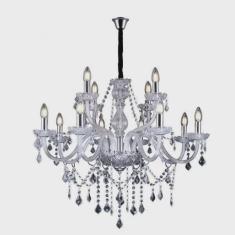Lustre de Cristal para 12 Lâmpadas E14 Glam Taschibra
