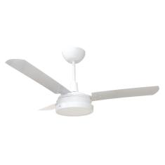 Ventilador De Teto Tron Citrino Led 3 Pás Branco 127v