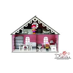 Kit Casa Bonecas 20 Moveis Decorativa Lily Princesa - Darama
