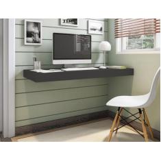 Escrivaninha Mesa Escritório Suspensa em MDF 120x50cm - Uvim