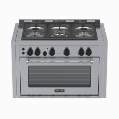 Fogao de Embutir 5 Bocas Venax Temis Inox Gas Glp 127 V