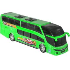 Ônibus Miniatura Dois Andares Buzão - Bs Toys, Verde