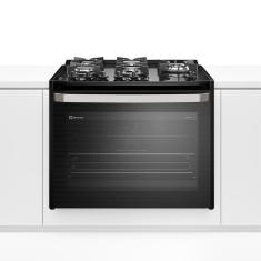 Fogão de Embutir 5 bocas Electrolux Preto Experience com  Mesa de Vidro, Grill e PerfectCook360 (FE5EB)