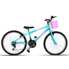 Bicicleta Infantil Forss Anny Aro 24 C/cestinha 18 Marchas-Unissex