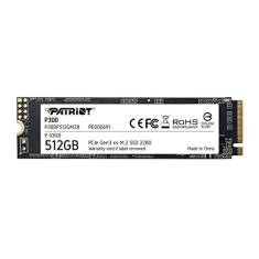 SSD PATRIOT P300 512GB M.2 2280 NVMe PCIE GEN3 x4 - P300P512GM28