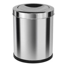 Lixeira Emaço Inox Com Tampa Meia Esfera 22 Litros - Jsn