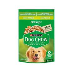 Ração Úmida para Cachorro Filhote Sachê Dog Chow - ExtraLife Frango 10