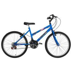 Bicicleta Aro 24 Feminina Chrome Line Aço Carbono Ultra Bikes, Azul, A