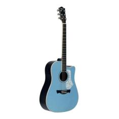 Violão Tagima Andes Folk Eletroacústico Aço Lake Placid Blue Satin