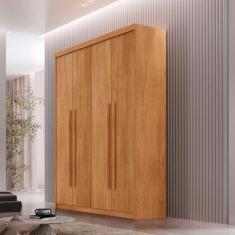 Guarda Roupa Solteiro Heros 4 Portas E 2 Gavetas Moderna Naturalle