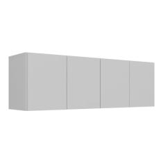 Armário Aéreo Multimóveis 4 Portas MP2156 Branco – Cozinha Moderna com Mais Espaço e Organização